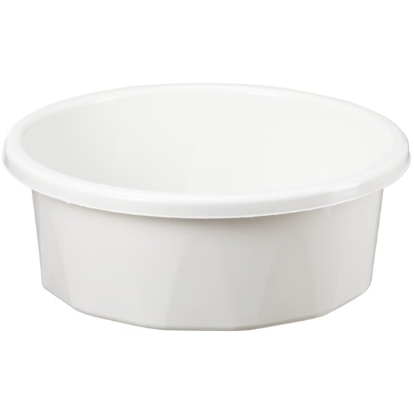 plast team Schüssel "DIAMANT", PPC, 8 Liter, weiss