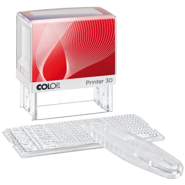COLOP Textstempelautomat "DIY Sets" Printer 30 1 Set, weiss