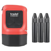 trodat Datenschutz-Rollstempel ID Protector+ - Set, rot