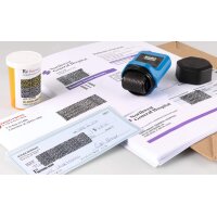 trodat Datenschutz-Rollstempel ID Protector, blau