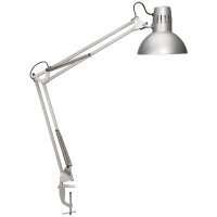 MAUL LED-Tischleuchte MAULstudy, mit Klemmfuss, silber