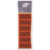 ELBA Inhaltsschild "2025", rot, Masse: (B)57 x...