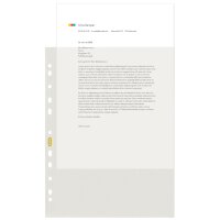 ELBA Pochette perforée Recycling, A4, 0,08 mm,...