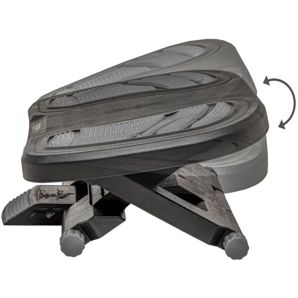 Hansa Repose-pieds Footness Comfort DUO, noir/gris