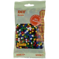 Hama Perles à repasser Bio midi, sachet, mix 6...