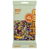 Hama Perles à repasser Bio midi, sachet, mix 10...
