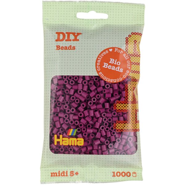 Hama Perles à repasser Bio midi, sachet, bleu