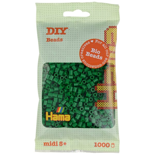 Hama Perles à repasser Bio midi, sachet, bleu