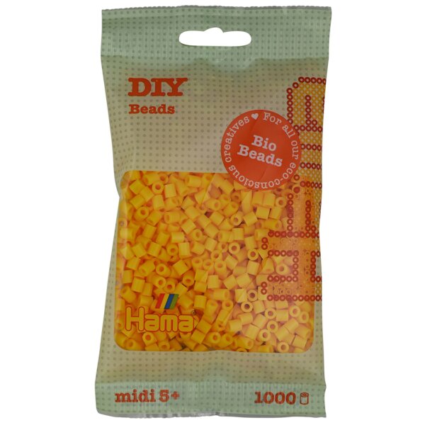 Hama Perles à repasser Bio midi, sachet, bleu