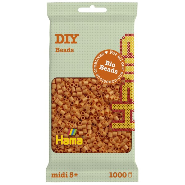 Hama Perles à repasser Bio midi, sachet, bleu