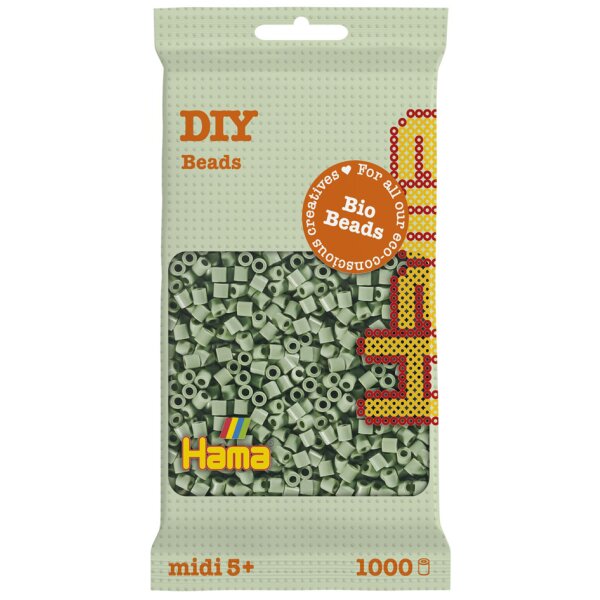 Hama Perles à repasser Bio midi, sachet, bleu