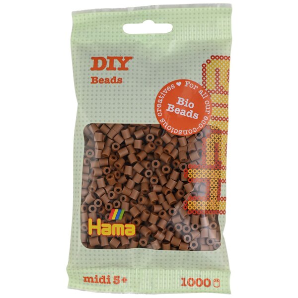 Hama Perles à repasser Bio midi, sachet, bleu
