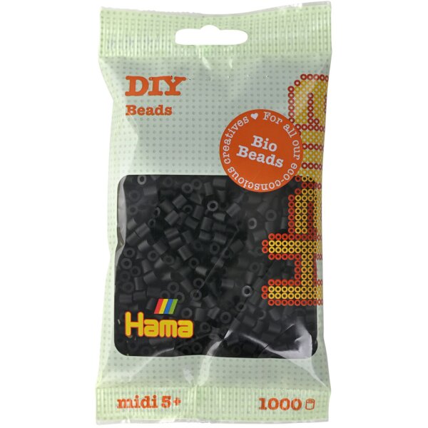 Hama Perles à repasser Bio midi, sachet, bleu
