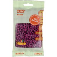 Hama Perles à repasser Bio midi, sachet, bleu