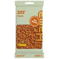 Hama Perles à repasser Bio midi, sachet, bleu