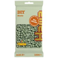 Hama Perles à repasser Bio midi, sachet, bleu