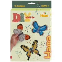 Hama Perles à repasser midi Papillons, coffret cadeau