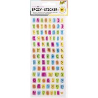 folia Sticker époxy ABC, effet 3D