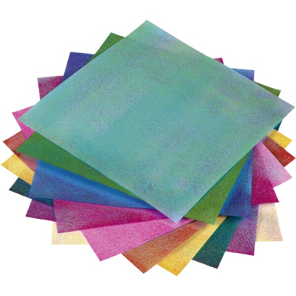 folia Faltblätter Crispy Origami Paper Punkt & Kristall