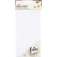 folia Toile Aïda, 500 x 490 mm, blanc