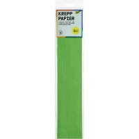 folia Papier crépon en couches, 500 mm x 2,5 m, vert mousse