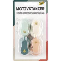 folia Weihnachts-Motivstanzer MINI WEIHNACHTEN