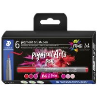 STAEDTLER Feutre pigment brush pen Reds & Browns