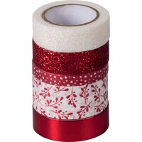 HEYDA Ruban adhésif décoratif Effets, argent