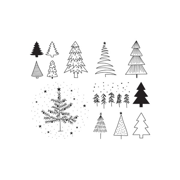 HEYDA Motivstempel-Set "Xmas Patches", in Klarsicht-Box