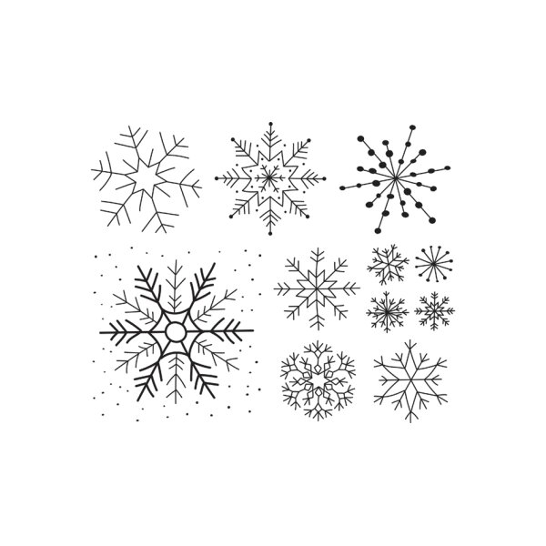 HEYDA Motivstempel-Set "Xmas Patches", in Klarsicht-Box