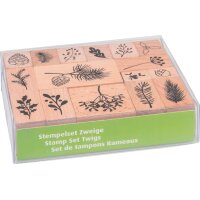 HEYDA Motivstempel-Set "Xmas Patches", in Klarsicht-Box