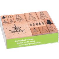 HEYDA Motivstempel-Set "Xmas Patches", in Klarsicht-Box