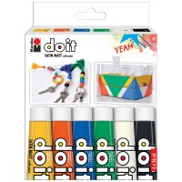 Marabu Set peinture acrylique DO IT Craft Paint, 6 x 36 ml