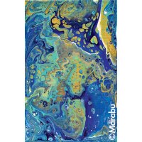 Marabu Super Cell Pouring Mix-Set OCEAN, 4 x 60 ml