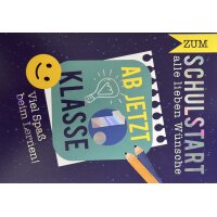 CACTUS Schulanfangs-Grusskarte "Alles Gute"