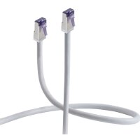 FLEXLINE Patchkabel, Kat. 6A, S FTP, hochflex. grau, 0,15 m