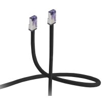 FLEXLINE Patchkabel, Kat. 6A, S FTP, hochflex. grau, 0,15 m