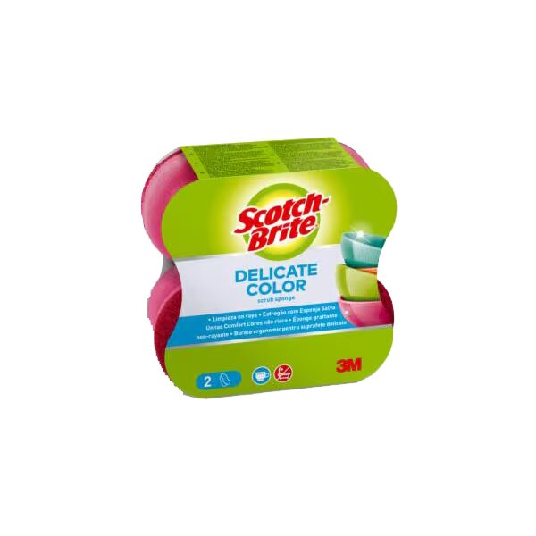 Scotch-Brite Universalschwamm Delicate Color Comfort, pink