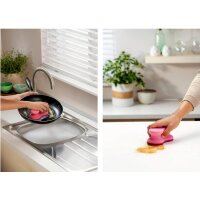 Scotch-Brite Eponge universelle Delicate Color Comfort, rose