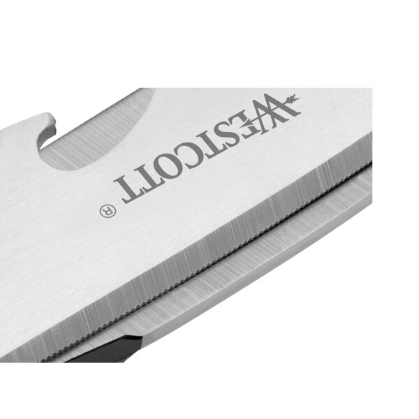 WESTCOTT Haushaltsschere, Länge: 210 mm, mit Mikroverzahnung