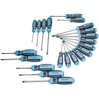 QUANTOOL Schraubendreher-Satz, 21-teilig, schwarz blau