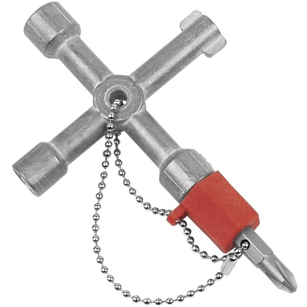 BR&Uuml;DER MANNESMANN Mini-cl&eacute; en croix pour armoire &eacute;lectrique