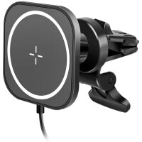 LogiLink Smartphone-KFZ-Magnethalter mit Ladefunktion