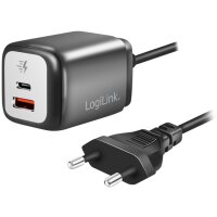 LogiLink Adaptateur double USB, USB-A & USB-C femelle