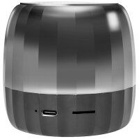 LogiLink Enceinte Bluetooth avec lumières festives, noir
