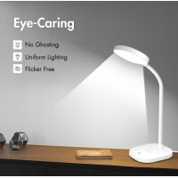 LogiLink Lampe de bureau à LED, à poser, blanc