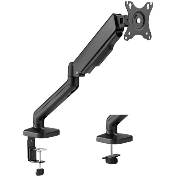 LogiLink Monitorarm, Armlänge: 450 mm, schwarz