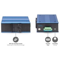 DIGITUS Switch industriel Gigabit Ethernet, 4+2 ports