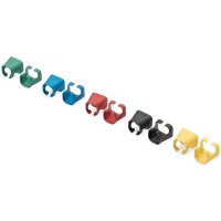DIGITUS Farbclips für Patchkabel, farbig sortiert