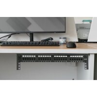 DIGITUS 19" Wandmontagerahmen, vertikal, 6HE, schwarz